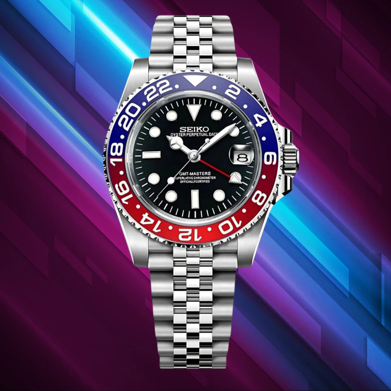 Seiko Mod GMT-II Pepsi