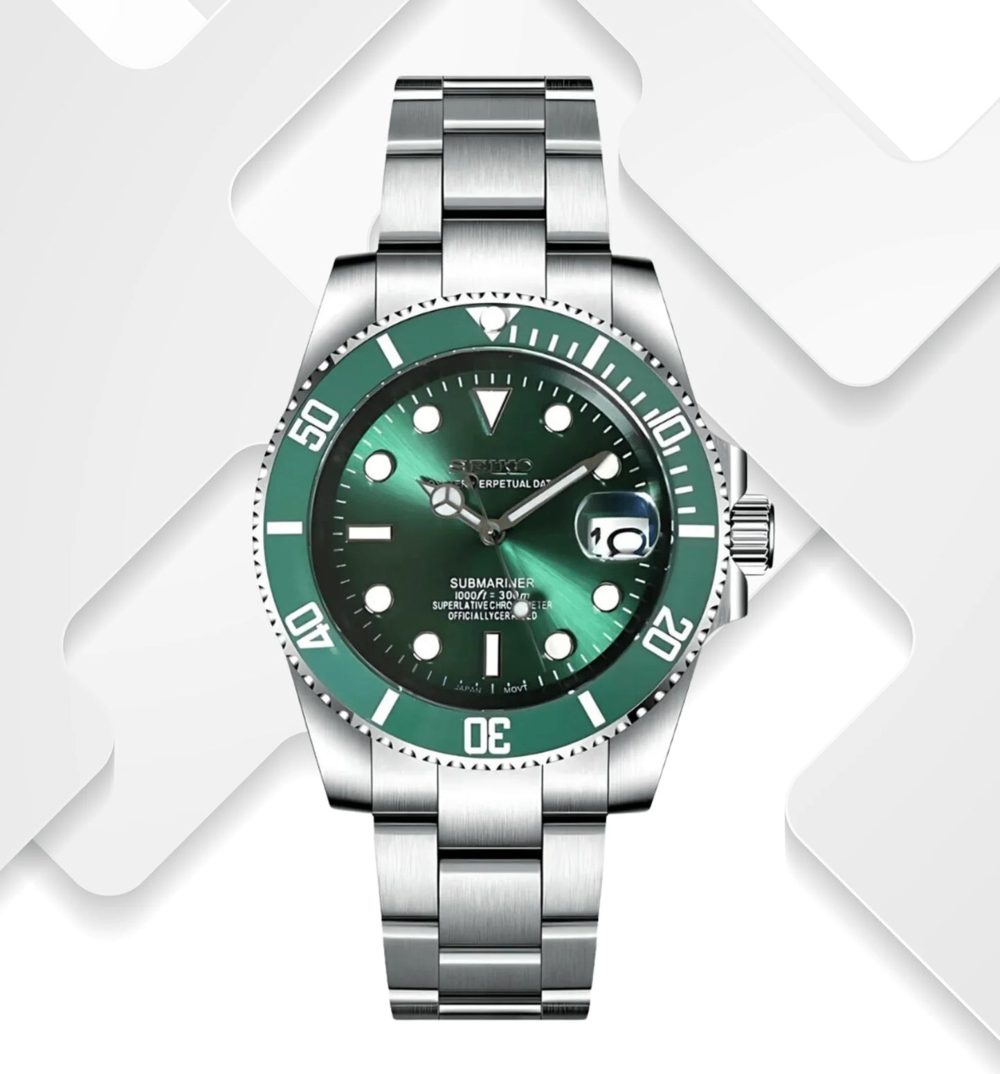 Seiko Mod Submariner Hulk